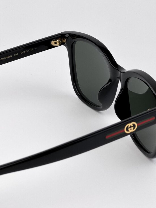 Gucci GG1984SK 001 Square Sunglasses – Black/Grey | Unisex Designer Sunglasses main image 11
